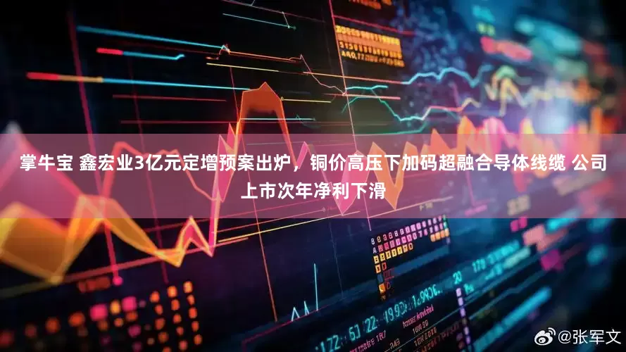 掌牛宝 鑫宏业3亿元定增预案出炉，铜价高压下加码超融合导体线缆 公司上市次年净利下滑